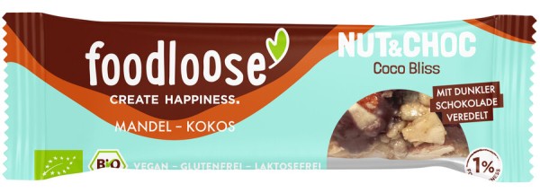 foodloose Nut&amp;Choc Coco Bliss, 30 gr Stück