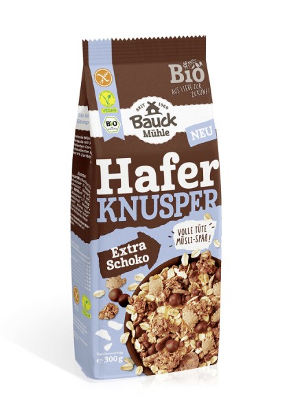 Bauckhof Hafer Knusper Müsli Schoko glutenfrei, 3