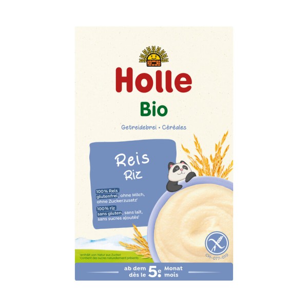 Holle Bio-Vollkorngetreidebrei Reis, 250 gr Stück