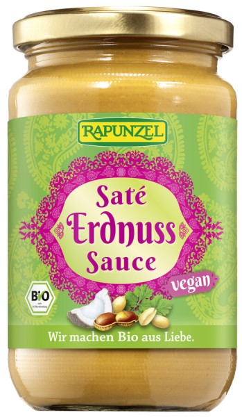 Rapunzel Saté Erdnuss-Sauce, 330 ml Glas