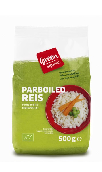 GREEN Parboiled Reis 500g