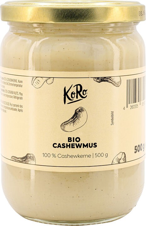 KoRo Cashewmus, 500 g Glas