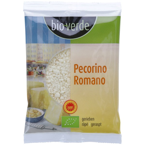 bio-verde Pecorino Romano gerieben, 40 g Beutel
