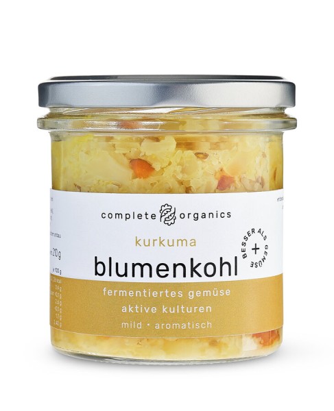 completeorganics kurkuma blumenkohl, 230 g Glas