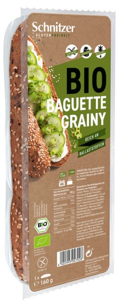 Schnitzer BAGUETTE Grainy, 1 St 160 g Packung - g