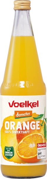 Voelkel Orangensaft, 0,7 ltr Flasche - Demeter