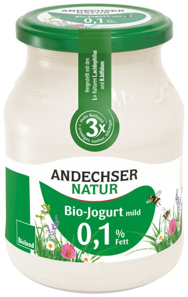 MHD 30.04.2024 Andechser Natur Jogurt natur Fit, 500 gr Glas gerü