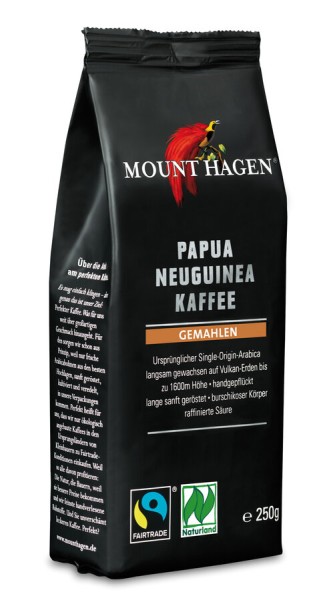 Mount Hagen Papua Neuguinea Röstkaffee, gemahlen,