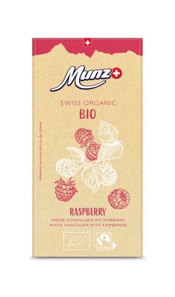 Munz Organic Raspberry, 100 gr Stück