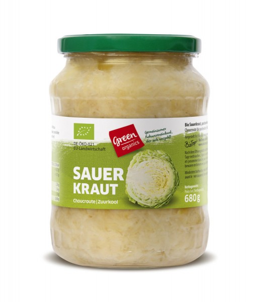 GREEN Sauerkraut 680g ATG 650g