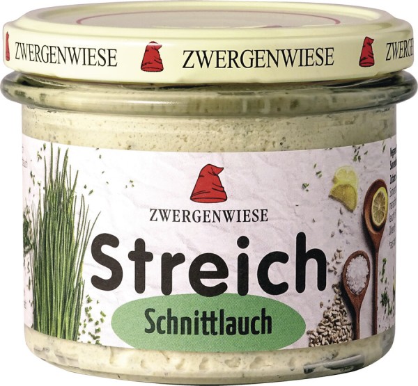 Zwergenwiese Schnittlauch Streich, 180 gr Glas