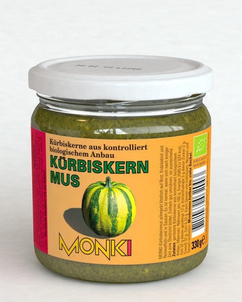 Monki Kürbiskernmus, 330 gr Glas
