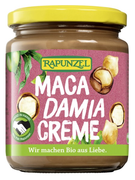 Rapunzel Macadamia-Creme HIH, 250 gr Glas