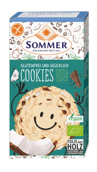 Sommer &amp; Co. Cookies Coco &amp; Choco, 125 g Packung -