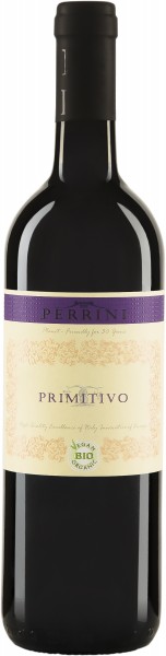 Perrini Primitivo Puglia IGT 2020, 0,75 ltr Flasche , rot