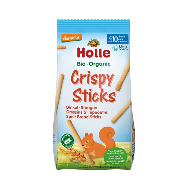 Holle Crispy Sticks Dinkel-Stangen, 80 gr Beutel