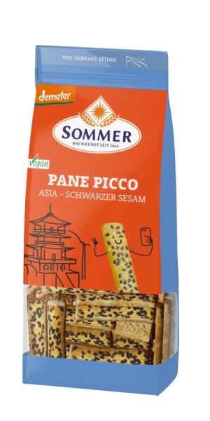 Sommer &amp; Co. Pane Picco ASIA mit schwarzem Sesam,