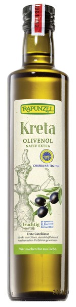 Rapunzel Kreta Olivenöl, P.G.I. nativ extra, 0,5 l