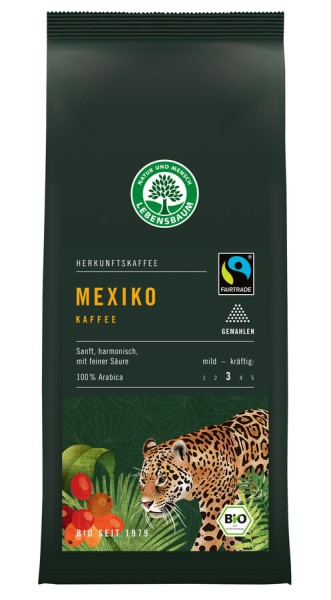 Lebensb Mexico-Kaffee, gemahlen, 250 gr Packung
