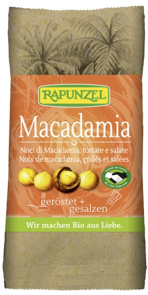 Rapunzel Macadamia Nusskerne geröstet, gesalzen HI