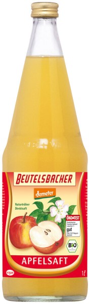 Beutelsbacher Apfelsaft Streuobst, 1 ltr Flasche -