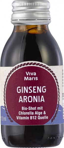 Viva Maris Energy Shot Ginseng &amp; Apfelbeere, 100 ml Flasche