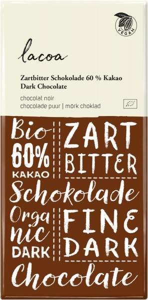 Lacoa Zartbitterschokolade 100g