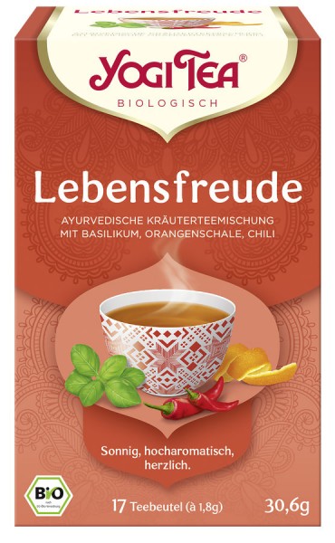 Yogi Tea Lebensfreude, 1,8 gr, 17 Btl Packung