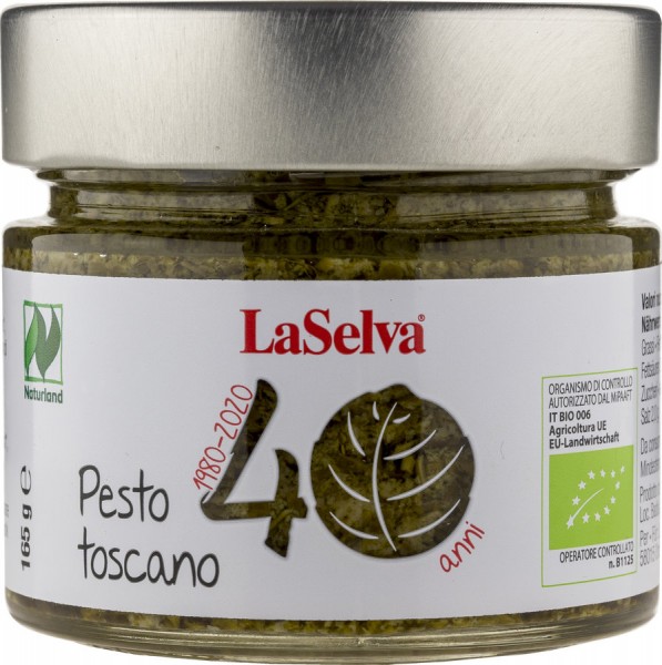 40 Jahre Pesto Toscano - Basilikum Pesto 165g