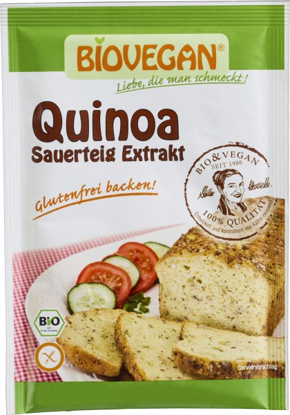 Biovegan Quinoa Sauerteigextrakt, 20 gr Packung -glutenfrei-