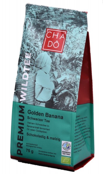 Cha Dô Wildtee Golden Banana, 75 gr Packung