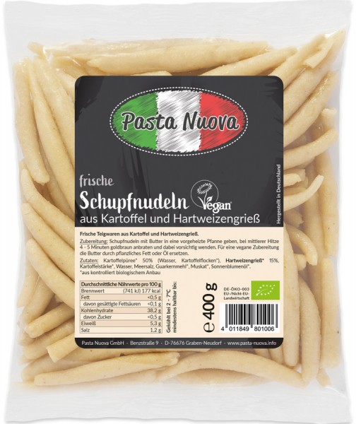 Pasta Nuova Frische Schupfnudeln aus Kartoffeln, 4
