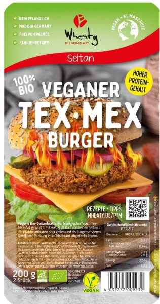 Tex Mex Burger vegan 200g