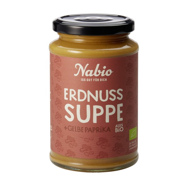Nabio Erdnuss Suppe, 375 ml Glas