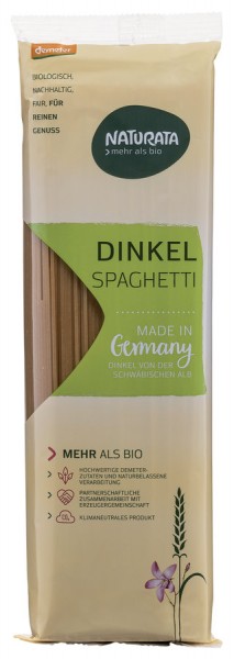 Naturata Dinkel Spaghetti, 500 gr Packung -hell-