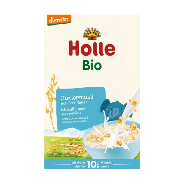 Holle Bio-Juniormüsli Mehrkorn mit Cornflakes, 250