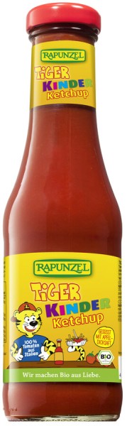 Rapunzel Tiger Kinder-Ketchup, 450 ml Flasche