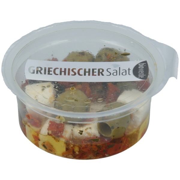 bio-verde Prepack Griechischer-Salat, 100 gr Beche