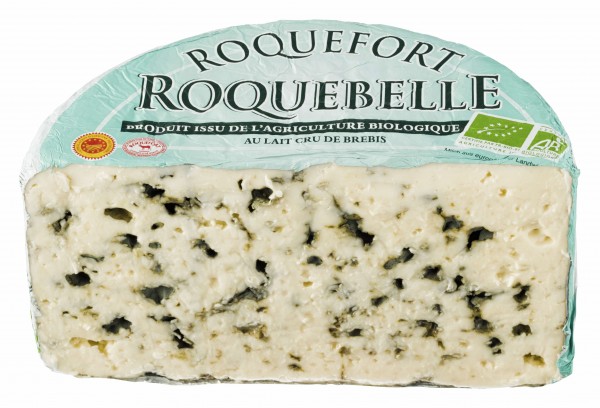 Französische Käsespezialitäten Roquefort A.O.P. Roquebelle, ca. 1,4 kg 3 Monate gereift , mind. 52%