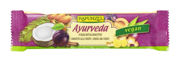 Rapunzel Fruchtschnitte Ayurveda, 40 gr Stück