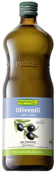Rapunzel Olivenöl mild nativ extra, 1 ltr Flasche