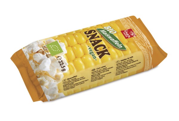 linea natura Maiswaffel Snack, 32,5 g Packung