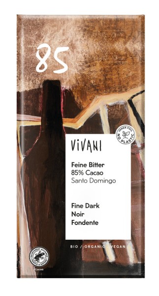 Vivani Feine Bitter 85%, 100 gr Stück
