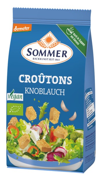 Sommer &amp; Co. Croutons Knoblauch, 100 g Packung
