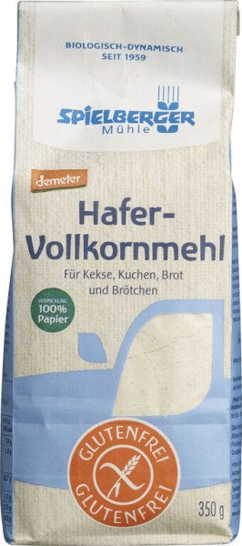 Spielberger Hafermehl, glutenfrei, 350 gr Packung