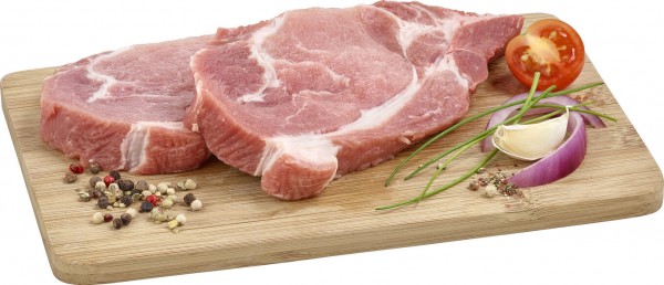 Königshofer Bio Schweine-Nackensteak Natur 2 Stück, ca. 350 gr Schale