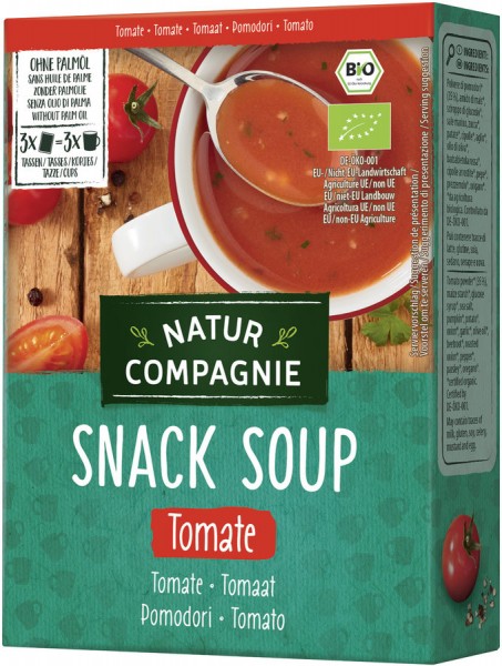 Snack Soup Instant Suppe Tomate 3x20g