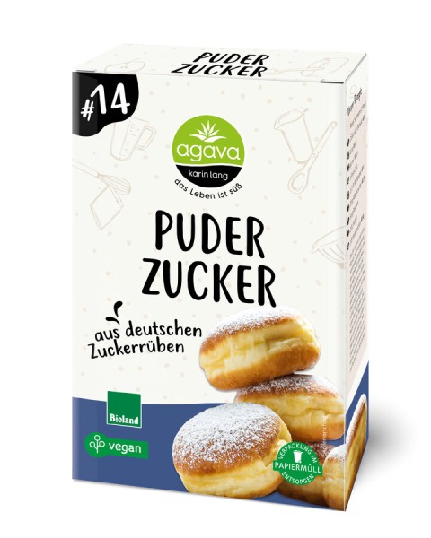 Agava Puderzucker, 250 gr Packung