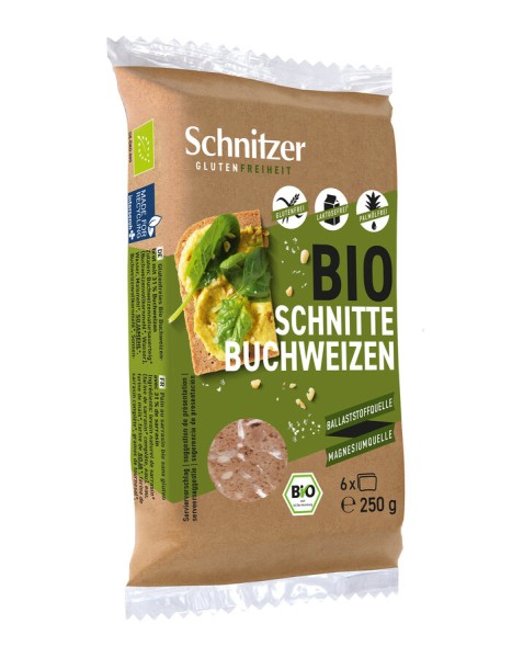 Schnitzer Schnitte Buchweizen, 6 Scheiben, 250 g P