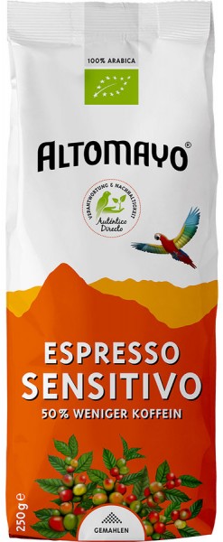 Espresso Sensitivo, gemahlen 250g